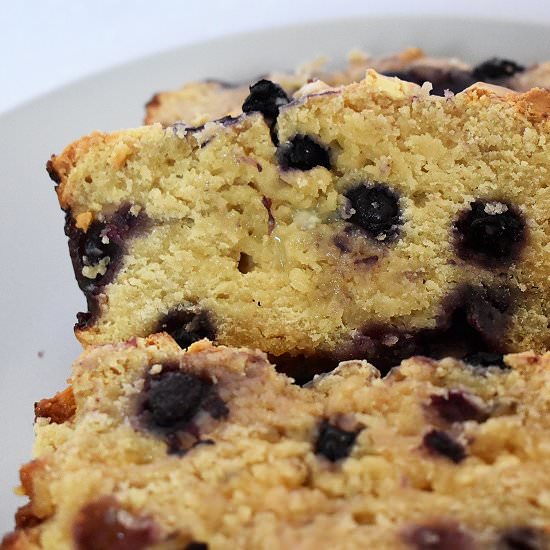 White Chocolate and Blueberry Loaf