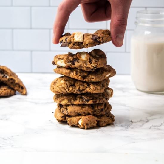 Vegan S’mores Cookies