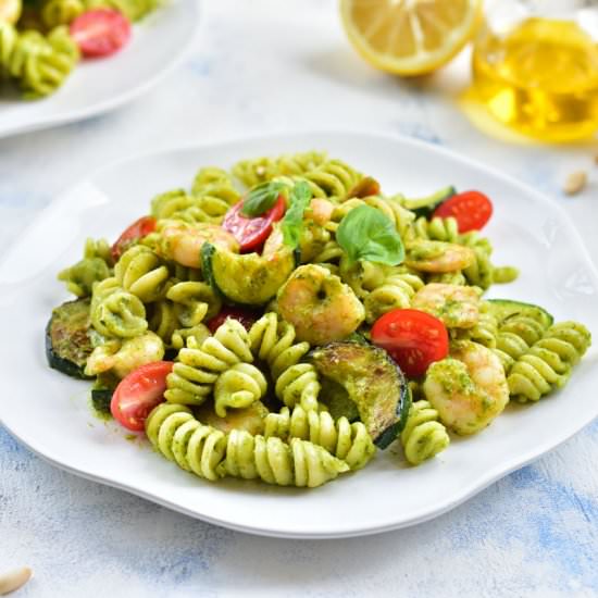 Shrimp pasta
