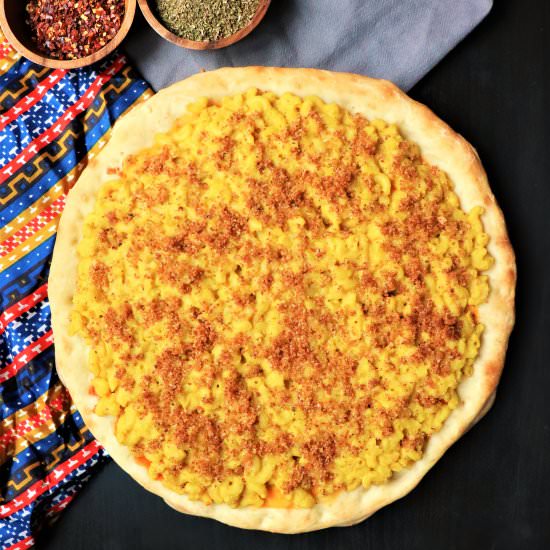 The Best Vegan Mac and Cheese Pizza