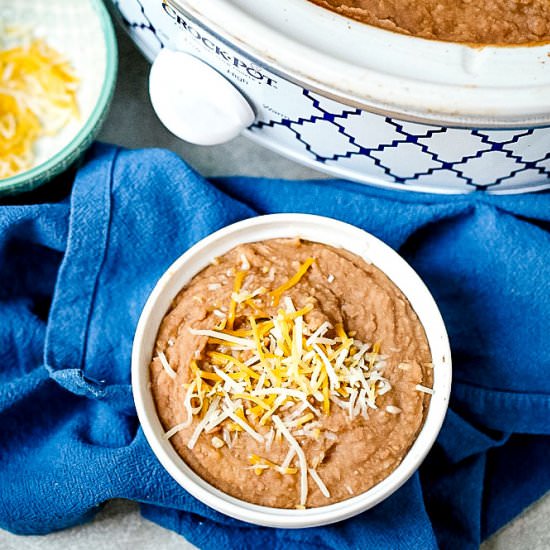 Restaurant Style Refried Beans