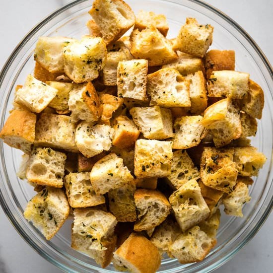Best Ever Homemade Croutons