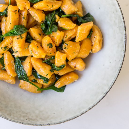 Homemade Sweet Potato Gnocchi