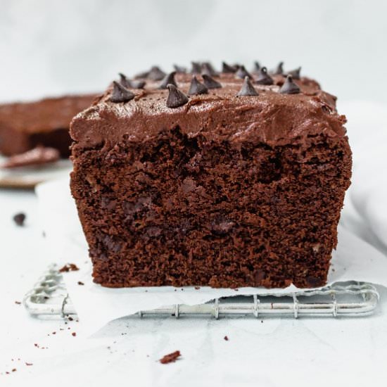 Vegan Triple Chocolate Banana Bread
