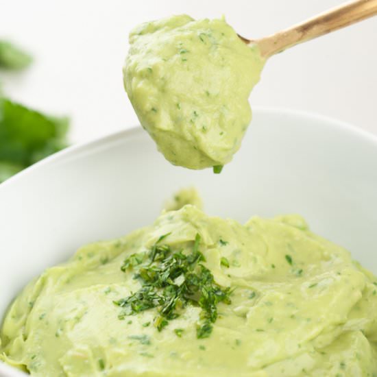 Vegan Avocado Crema (Dairy-free)