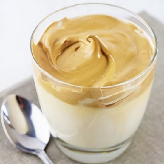 caramel whipped coffee