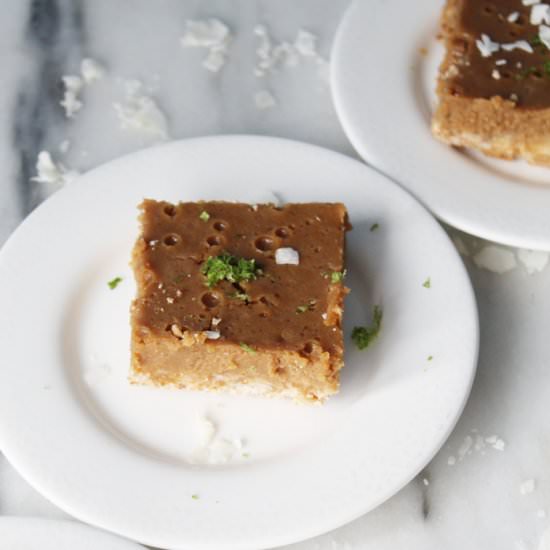 Paleo Coconut Lime Bars