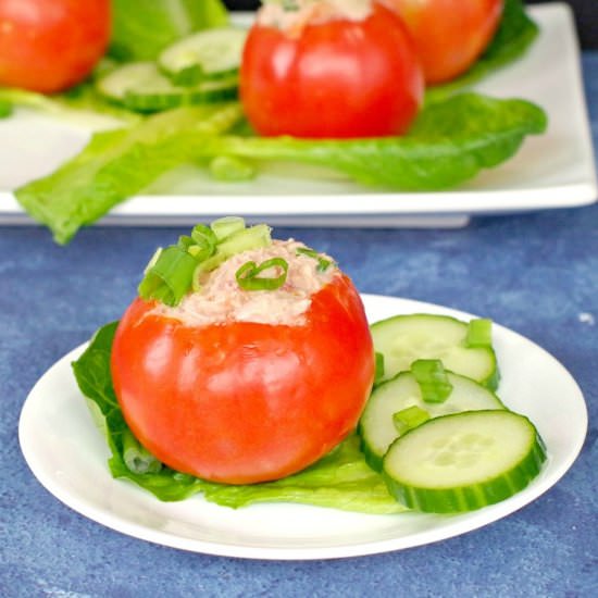 Tuna Stuffed Tomatoes