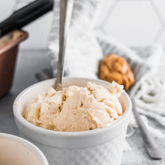 Peanut Butter No Churn Ice Cream