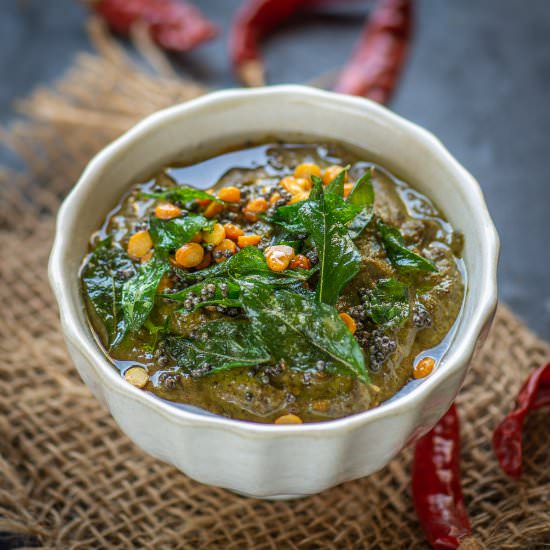 Ridge Gourd Peel Chutney