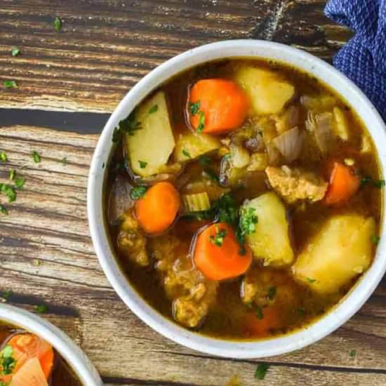 Vegan Irish Stew with Guinness