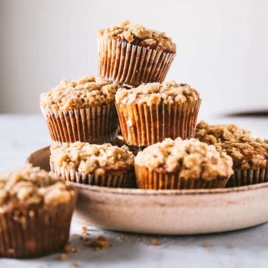 Browned Butter Banana Muffins