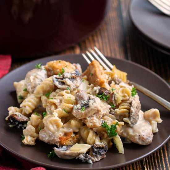 One Pot Soy Curl Stroganoff
