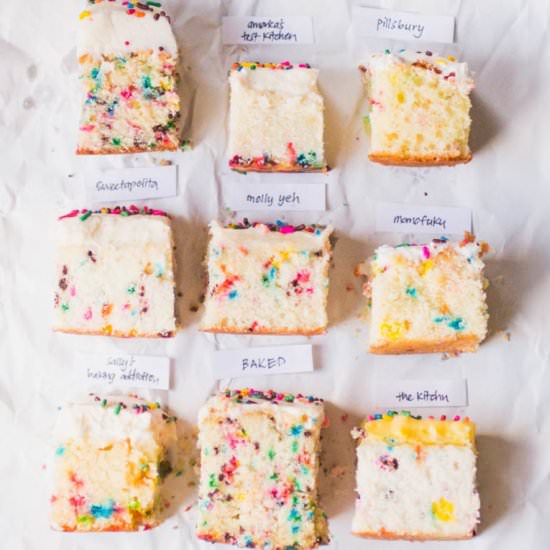 best funfetti cake bake off