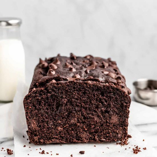 Almond Flour Chocolate Banana Bread