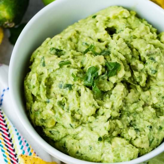 Homemade Authentic Guacamole