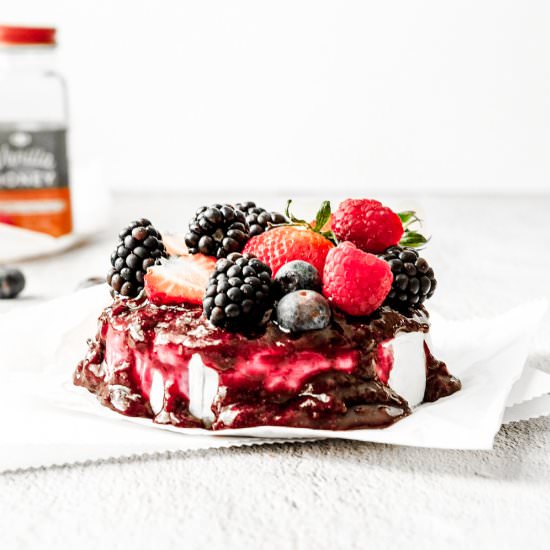 Baked Brie with Berry Compote