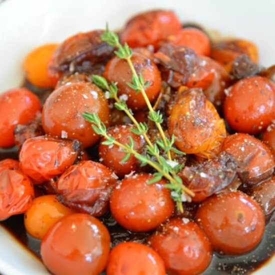 Balsamic Stewed Tomatoes