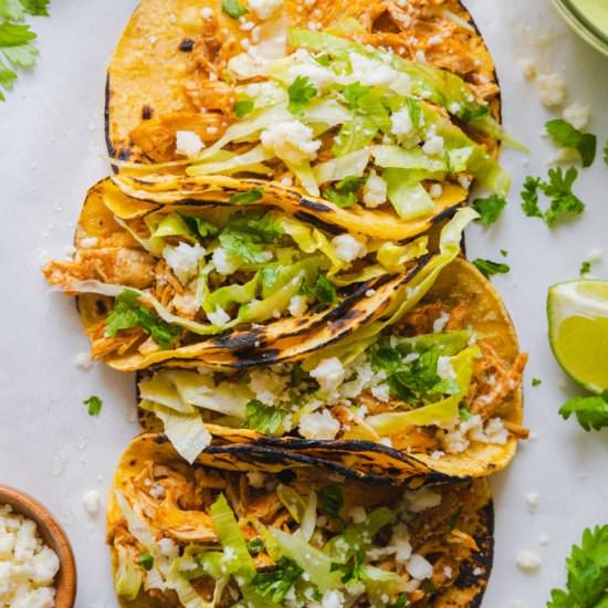 Instant pot Chicken Tacos