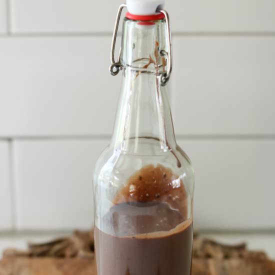 2-Ingredient Chocolate Sauce Syrup