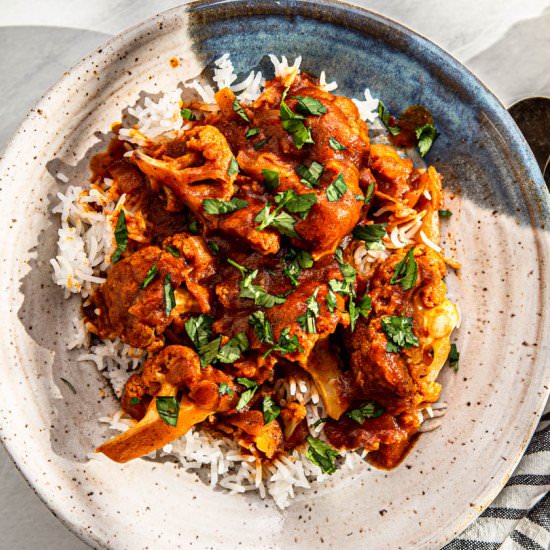 Vegan Cauliflower Coconut Curry