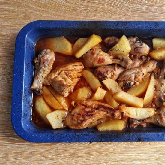 Baked Chicken and Potatoes