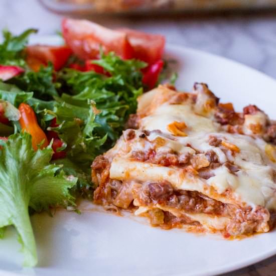 Homemade Lasagna with Béchamel