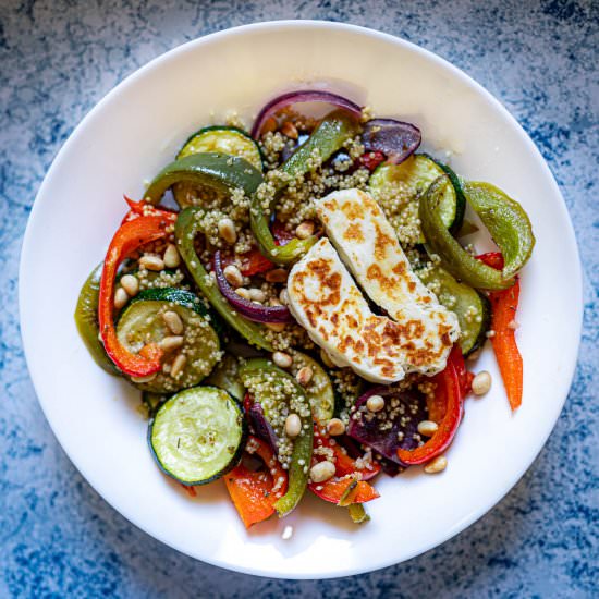 Roasted Vegetable Salad with Quinoa