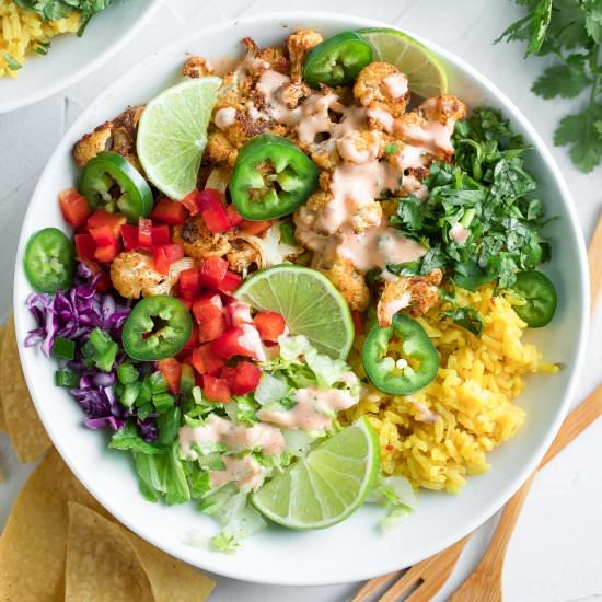 Vegetarian Burrito Bowls