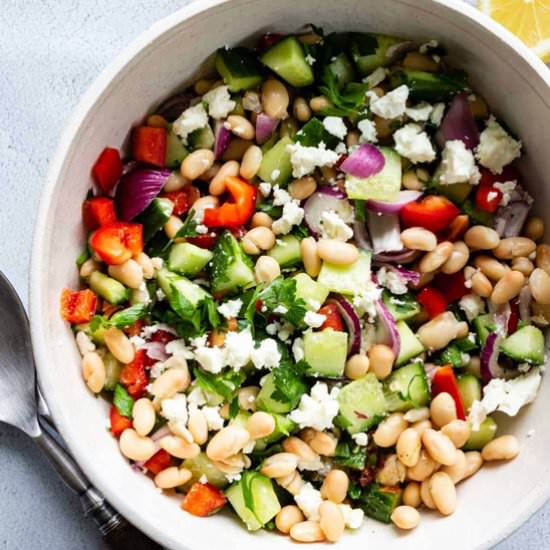 Mediterranean Bean Salad