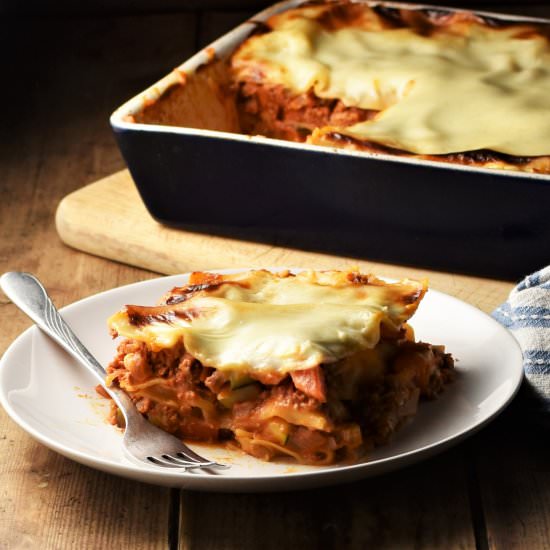 Healthy Turkey Lasagna with Veggies