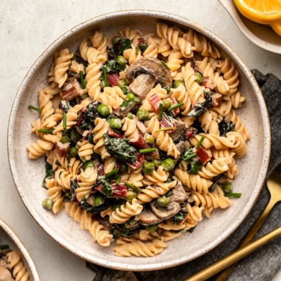 Creamy Lemon & Pine Nut Pasta