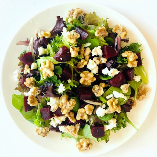Roasted Beet Salad with Goat Cheese