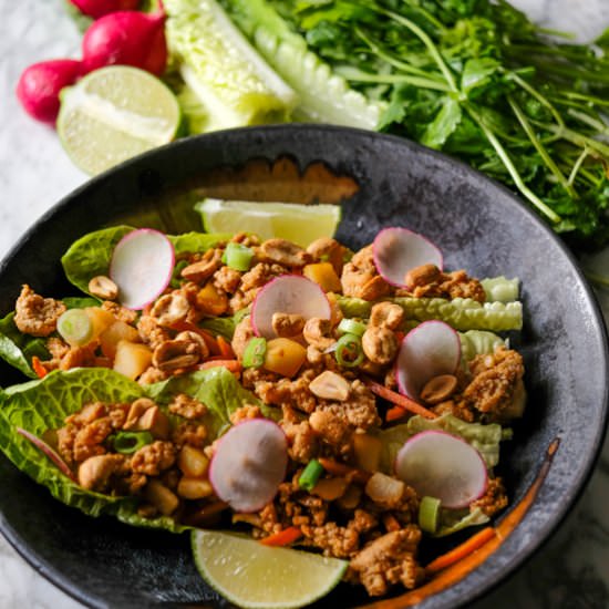 Easy Thai Lettuce Wraps