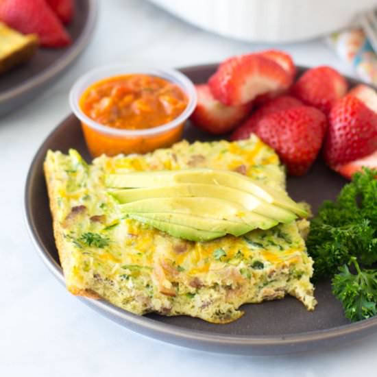 Bacon Zucchini Quiche