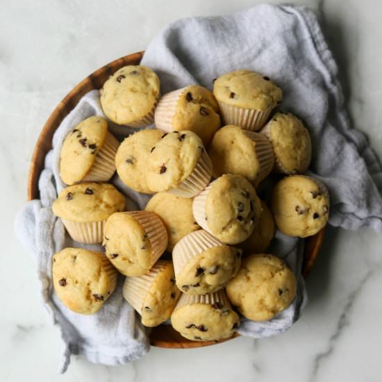 Mini Chocolate Chip Muffins