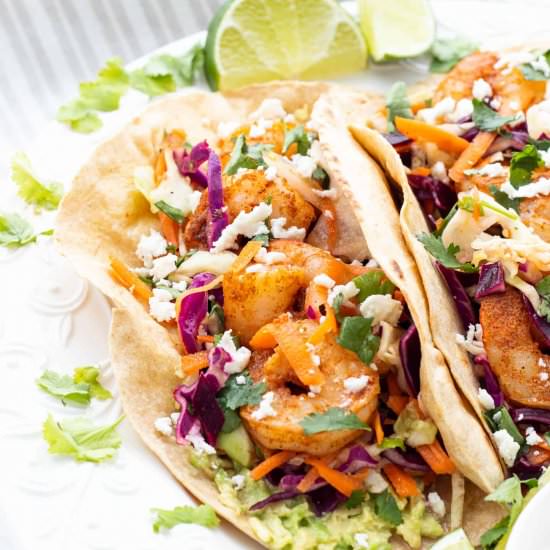 Spicy Shrimp Tacos