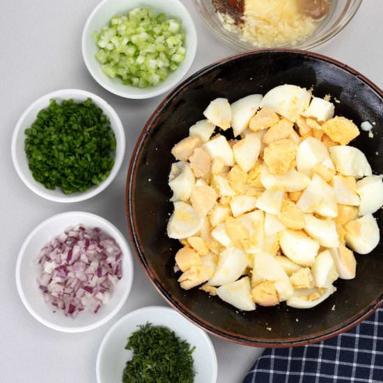 Tangy, Creamy Egg Salad Recipe