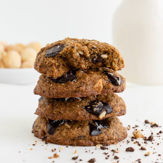 Chocolate Chunk Hawaiian Cookies