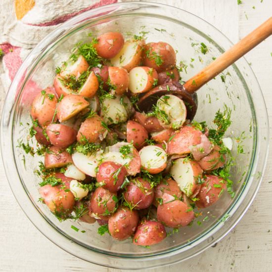 Dijon Herb Potato Salad
