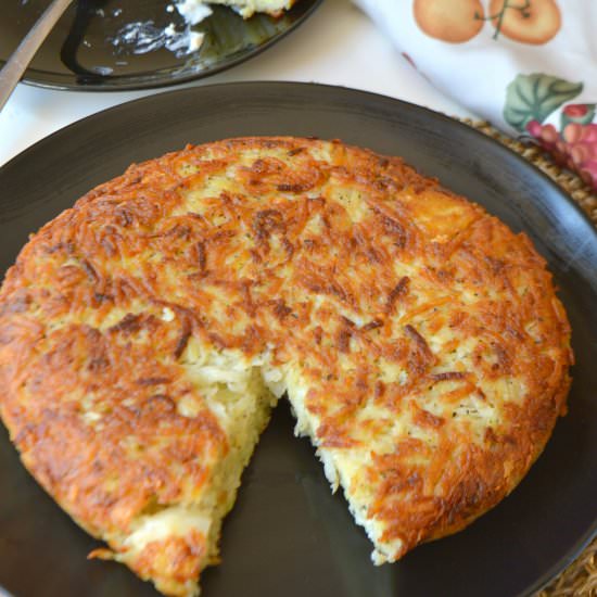 Potato Pancake with Feta Cheese