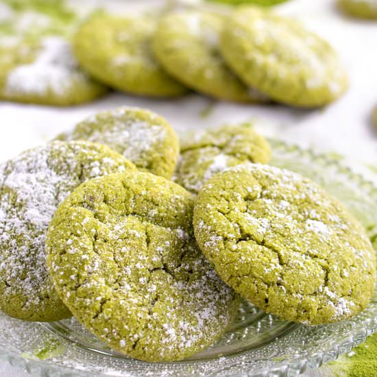 Vegan Matcha Cookies