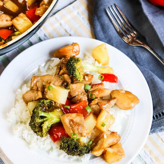 Pineapple Chicken Stir-Fry
