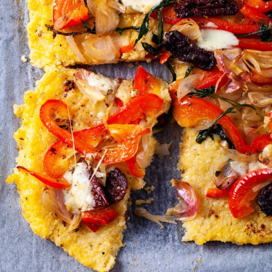 PIZZA POLENTA ITALIAN STYLE