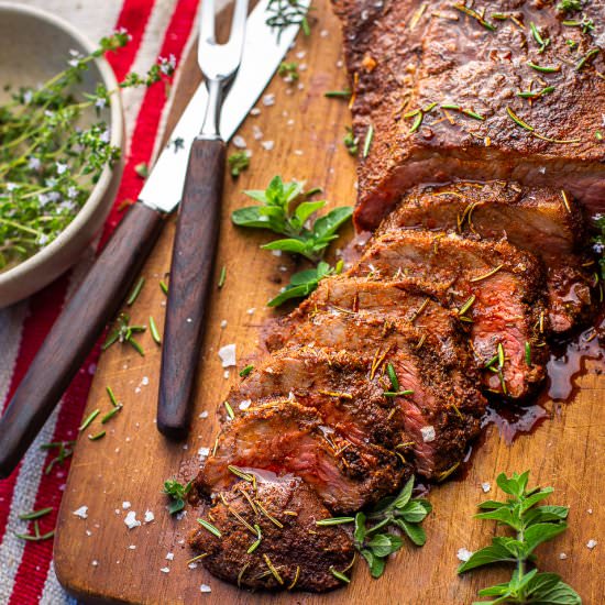 Easy Oven Roasted Beef Tri Tip