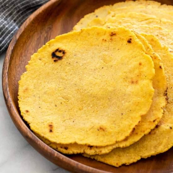 Homemade Corn Tortillas