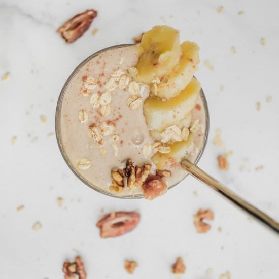 Banana bread chickpea smoothie