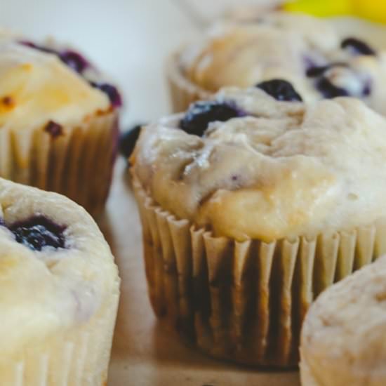 Banana Blueberry Muffins