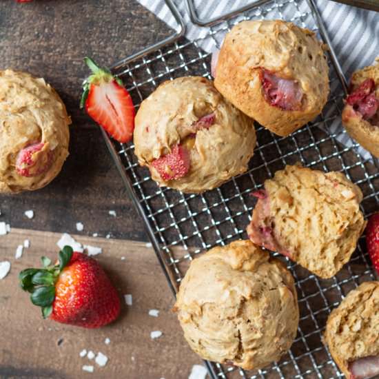 Strawberry Coconut Muffins