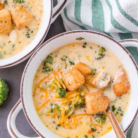 Broccoli Cheddar Soup